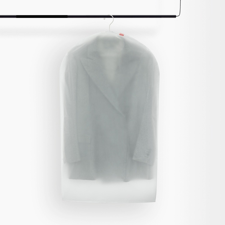 Dress cover / Garment bag, Short, MILKY WHITE SMALL, 60 x H 100 cm, Transparent White in the group Storage / Wardrobe storage / Garment covers at SmartaSaker.se (41403)