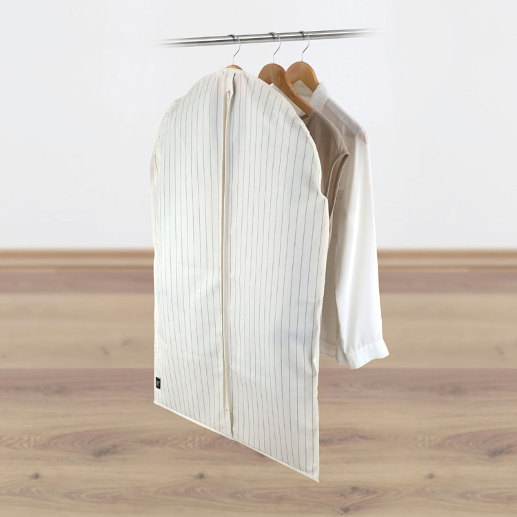 Garment Cover, Short, TIVOLI COLLECTION, 60 x H 100 cm, Off White in the group Storage / Wardrobe storage / Garment covers at SmartaSaker.se (41429)