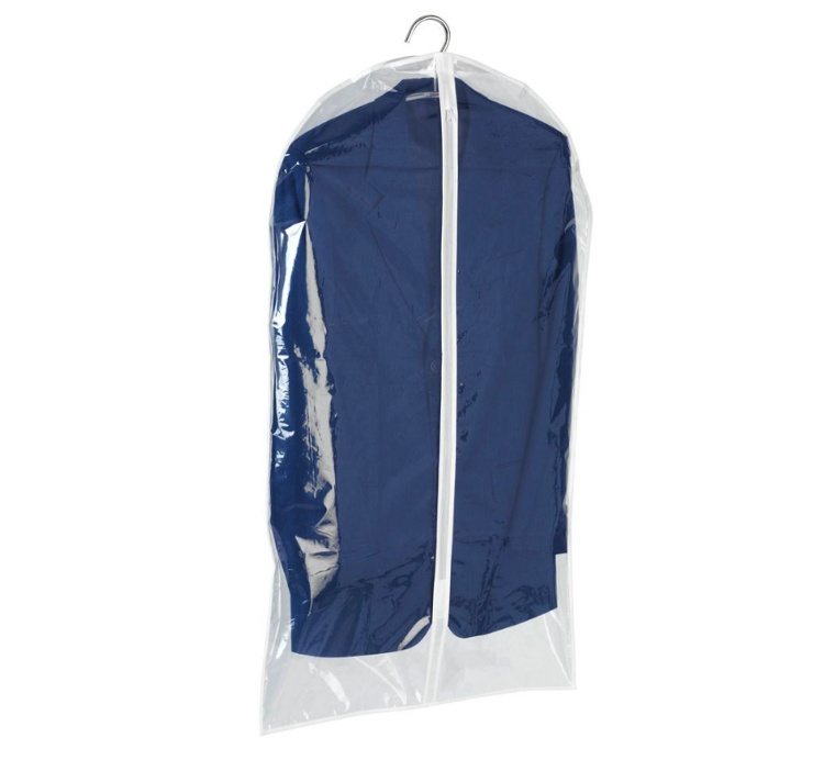 Dress cover / Garment bag, Short, KLEIDERSACK, 60 x H 100 cm, Transparent in the group Storage / Wardrobe storage / Garment covers at SmartaSaker.se (41430)