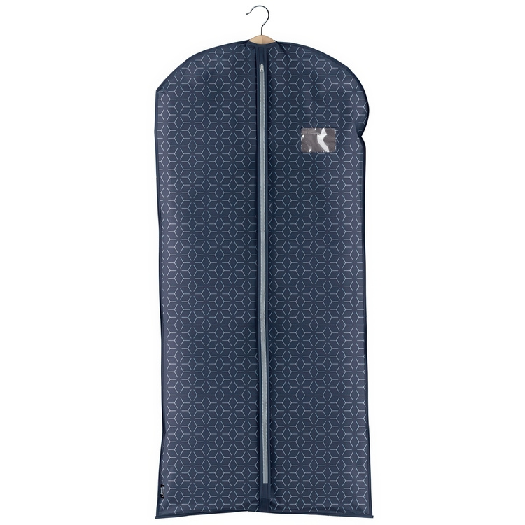 Dress cover / Garment bag, Long, METRIK BLUE, 60 x H135 cm, Blue in the group Storage / Wardrobe storage / Garment covers at SmartaSaker.se (41442)