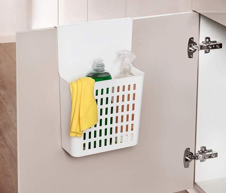 Cabinet Door Basket, TÜR-ORGANIZER, 24 x 12 cm H35,5, White in the group Storage / Kitchen storage / Kitchen cabinet organizers / Under sink storage at SmartaSaker.se (41479)
