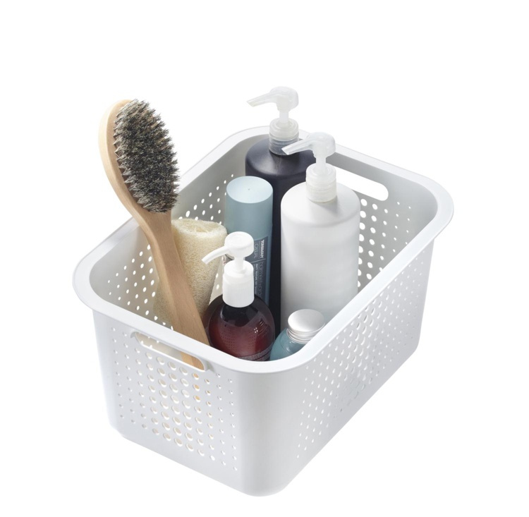 Basket, SMARTSTORE 13L BASKET RECYCLED, 37 x 28 x H20 cm, White in the group Storage / Storage room and garage / Baskets and buckets at SmartaSaker.se (41500)