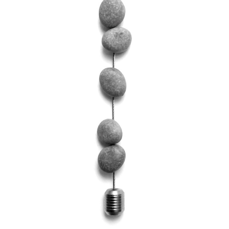 Magnetic card holder with 8 magnets, STONE, 150 cm, Silver / Grey in the group Storage / Magnets and adhesives / Magnetic storage at SmartaSaker.se (41504)
