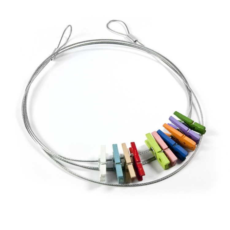 Cardholder with loops, 10 clips, KOLOR KLIP, 150 cm, Assorted in the group Storage / Wardrobe storage at SmartaSaker.se (41506)