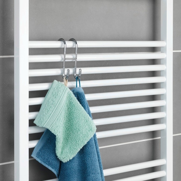 Hook for Towel radiators, UNIVERSAL, 5 x 7,5 x H12 cm, Stainless Steel in the group Storage / Bathroom storage at SmartaSaker.se (41514)