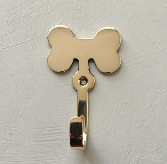 Hook, DOG BONE , H 8,5 cm, Exmez, Mässing in the group Storage / Hallway storage / Hooks and hangers at SmartaSaker.se (41515)