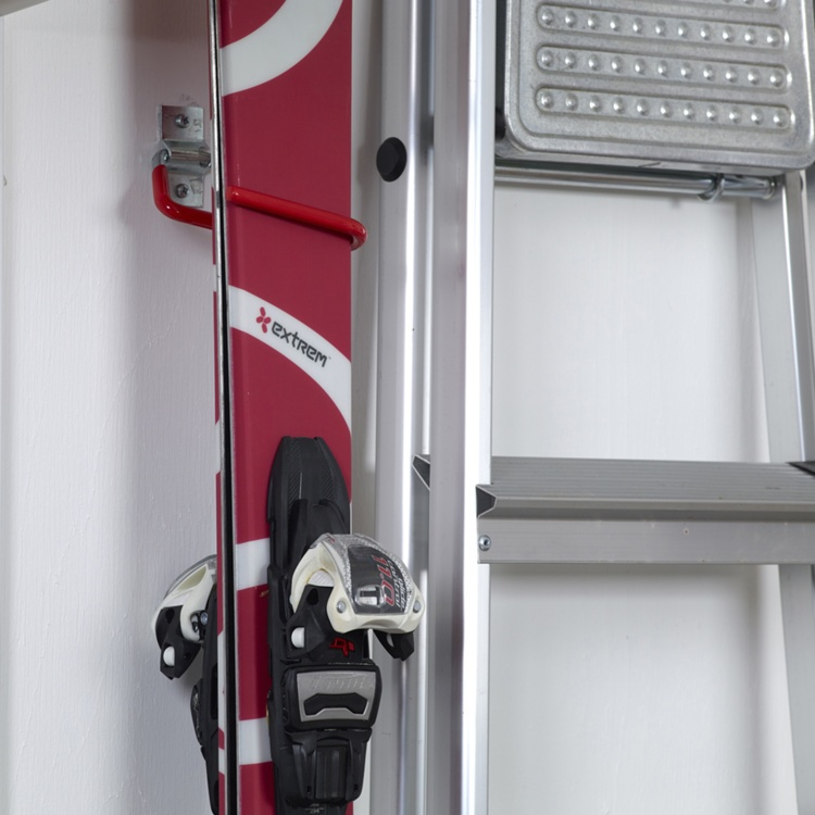 Ski holder Utility Hook, HABO, 11,5 cm, Steel, Röd in the group Storage / Storage room and garage / Utensil holders at SmartaSaker.se (41526)