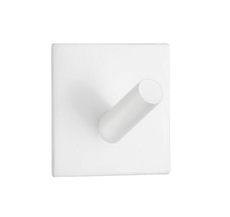 Hook, Self-adhesive, Square, BESLAGSBODEN, 4,5 x 4,5 cm, White in the group Storage / Magnets and adhesives / Self-adhesive hooks at SmartaSaker.se (41538)