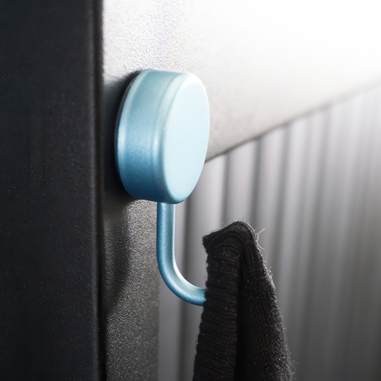 Hooks Magnetic, Set of 2, PORTA, Ø 2,5 x H 5 cm, Silver blue in the group Storage / Magnets and adhesives / Magnetic Hooks at SmartaSaker.se (41558)