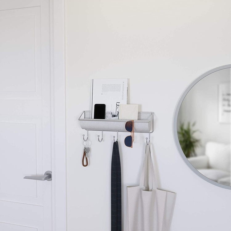 Hooks and storage, UMBRA HAMMOCK ORGANIZER, 41,5 x H 18 cm, Light Grey in the group Storage / Hallway storage / Hooks and hangers at SmartaSaker.se (41567)