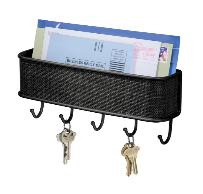 Poststand & hooklist, TWILLO WALL LETTER RACK, Black in the group Storage / Hallway storage / Hooks and hangers at SmartaSaker.se (41569)