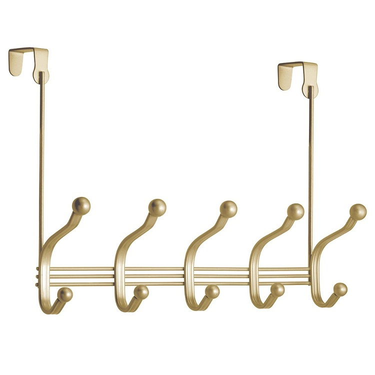 Hanger over the door - 5 hooks, YORK LYRA, Gold in the group Storage / Bedroom storage / Over door hooks at SmartaSaker.se (41572)