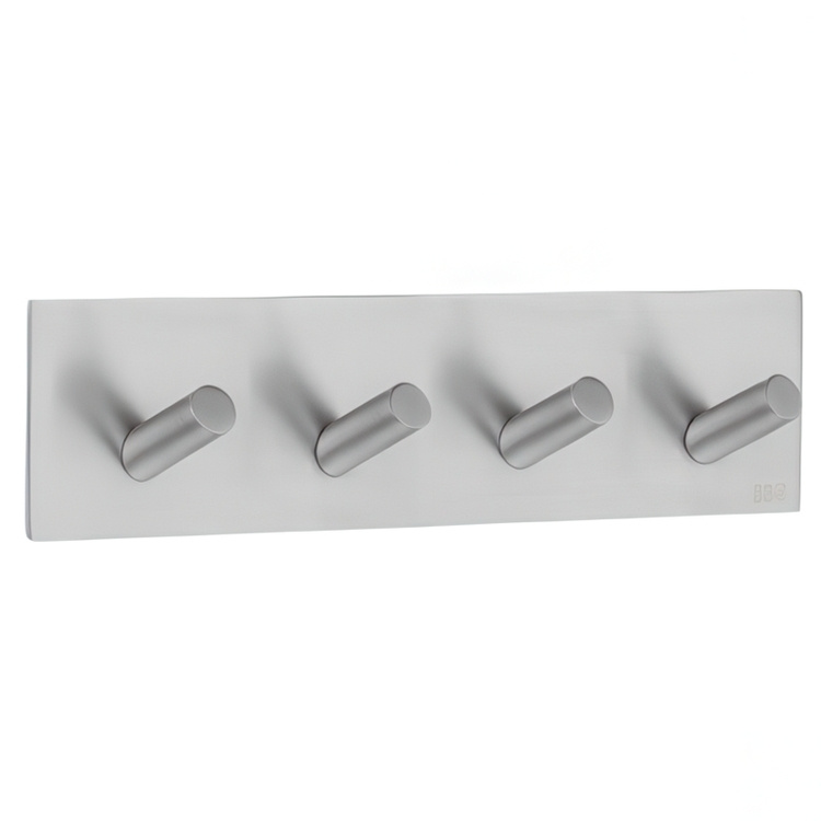 Four hook, Self-adhesive, Square, BESLAGSBODEN in the group Storage / Magnets and adhesives / Self-adhesive hooks at SmartaSaker.se (41579)