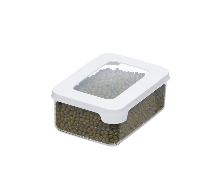 Transparent container, Airtight, 0,35 L, VISION, Clear / White in the group Storage / Kitchen storage / Storage bins and jars / SmartStore at SmartaSaker.se (41673)