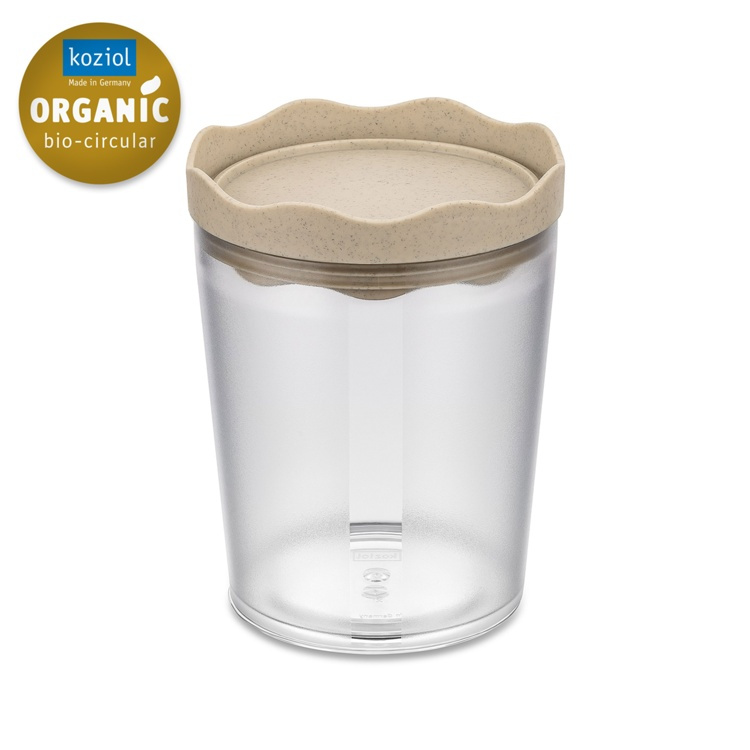 Transparent container, Airtight, 750 m, KOIZOL PRINCE ORGANIC MEDIUM, Clear / Beige in the group Storage / Kitchen storage / Storage bins and jars at SmartaSaker.se (41681)