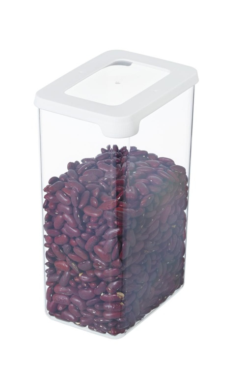 Transparent container, Airtight, 1,6 L, VISION, Clear / White in the group Storage / Kitchen storage / Storage bins and jars / SmartStore at SmartaSaker.se (41692)