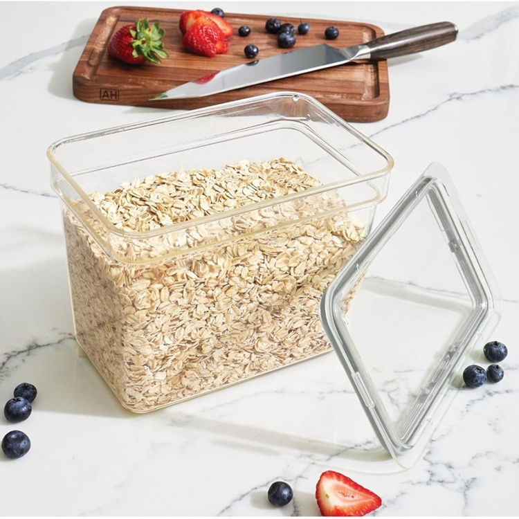 Airtight Container, 2,1 L, iD FRESH MEDIUM TALL CANISTER, 13 x 20,5 x H 15 cm, Transparent in the group Storage / Kitchen storage / Storage bins and jars at SmartaSaker.se (41704)