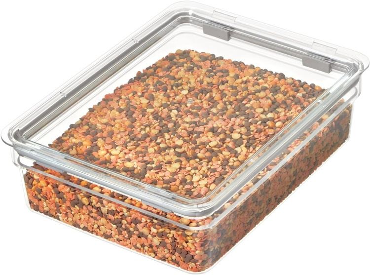 Airtight Container, 2 L, iD FRESH SHORT CANISTER, 20 x 26,5 x H 8 cm , Transparent in the group Storage / Kitchen storage / Storage bins and jars at SmartaSaker.se (41709)