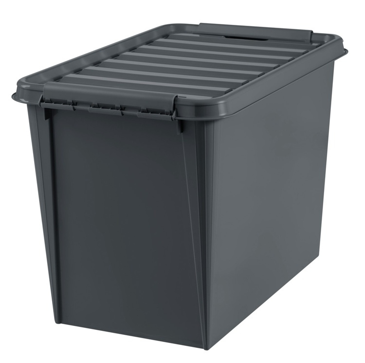 Storage Box, SMARTSTORE 66L RECYCLED XL, 59 x 39 x H 43 cm, Grey in the group Storage / Kitchen storage / Storage bins and jars / SmartStore at SmartaSaker.se (41721)