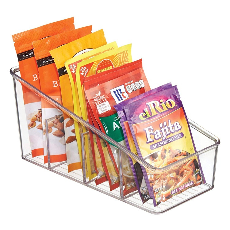 Cabinet Bin, PACKET ORGANIZER, 13 x 27 x H 13 cm, Transparent in the group Storage / Kitchen storage / Storage bins and jars at SmartaSaker.se (41746)