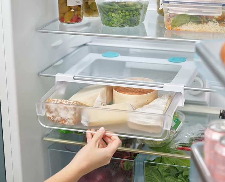 Under Shelf Drawer, JOSEPH JOSEPH FRIDGE-STORE , 31,3 x 25, 5 x H 8,5 cm, Transparent in the group Storage / Kitchen storage / Fridge storage at SmartaSaker.se (41836)