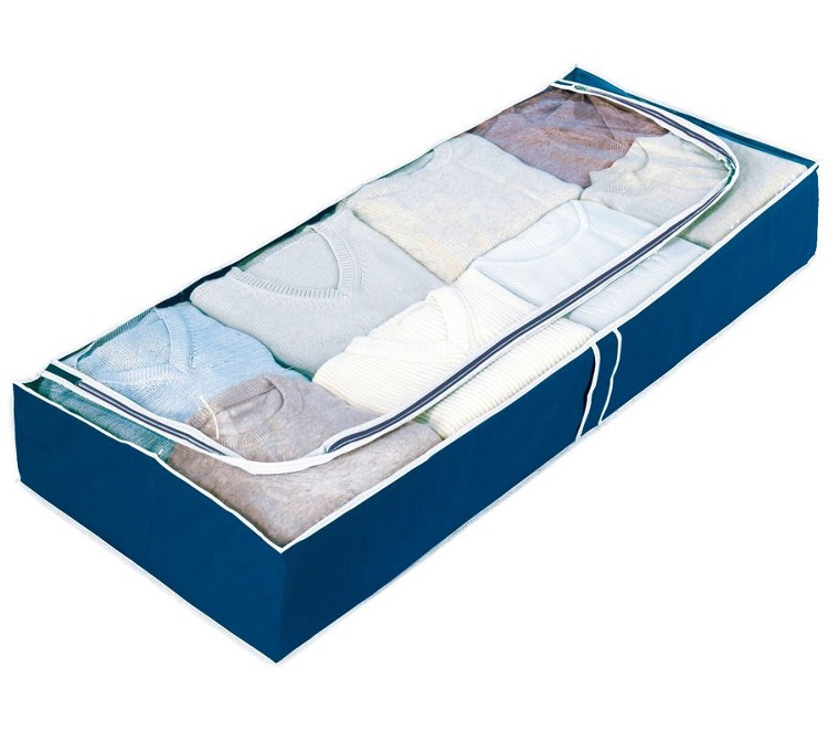 Under bed storage, Soft, AIR, 105 x 45 x H 15 cm, Blue in the group Storage / Bedroom storage / Under bed storage at SmartaSaker.se (41842)