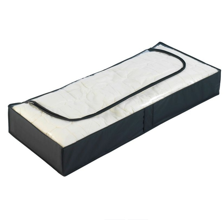 Under bed storage, Soft, DEEP BLACK, 105 x 45 x H 15 cm, Black in the group Storage / Bedroom storage / Under bed storage at SmartaSaker.se (41845)