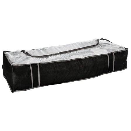 Under bed storage, Soft, DRESSY LARGE, 100 x 45 x H 20 cm, Black / Clear in the group Storage / Bedroom storage / Under bed storage at SmartaSaker.se (41846)