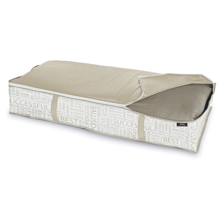 Box under-bed storage, soft, URBAN GOLD, 95 x 45 x H18 cm, White Beige in the group Storage / Bedroom storage / Under bed storage at SmartaSaker.se (41855)
