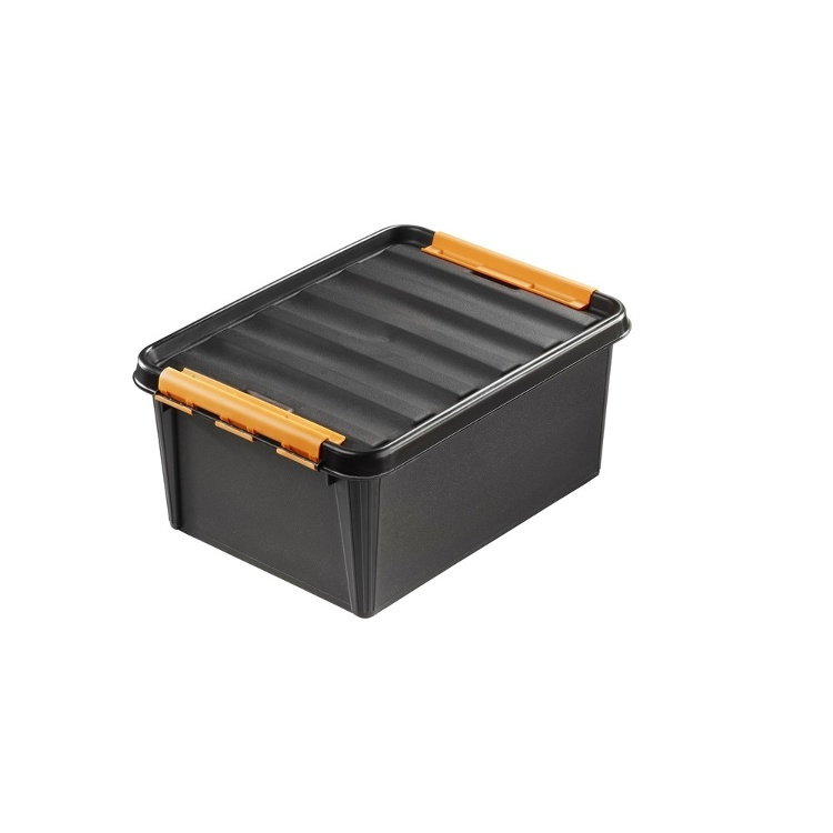 Storage Box, Extra durable, SMARTSTORE 14L PRO, 40 x 30 x H19cm, Black in the group Storage / Kitchen storage / Storage bins and jars / SmartStore at SmartaSaker.se (41863)