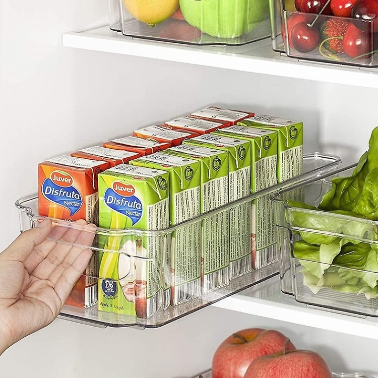 Storage tray, short, RANGEMENT FRIGO MEDIUM, 31 ,5 x 15,5 x H 9 cm, Clear in the group Storage / Kitchen storage / Fridge storage at SmartaSaker.se (41867)