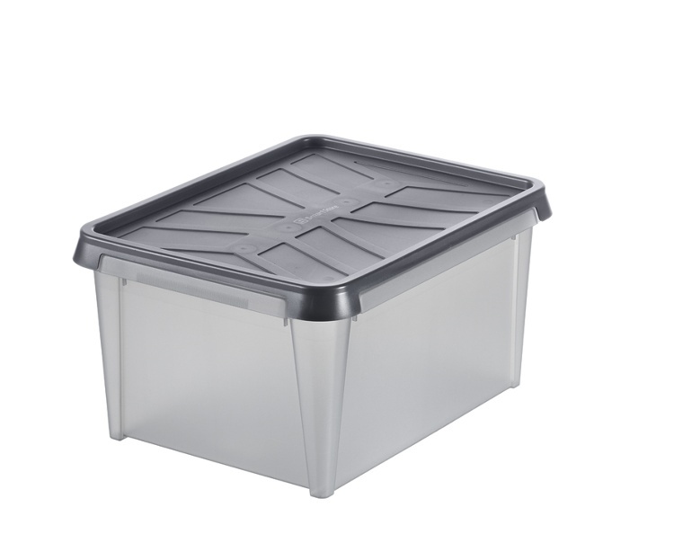 Storage Box, Waterproof, SMARTSTORE 13L DRY, 40 x 30 x H19cm, Grey in the group Storage / Storage boxes / SmartStore storage boxes at SmartaSaker.se (41882)