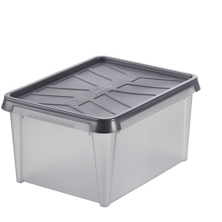 Storage Box, Waterproof, SMARTSTORE 13L DRY, 40 x 30 x H19cm, Grey in the group Storage / Storage boxes / SmartStore storage boxes at SmartaSaker.se (41882)