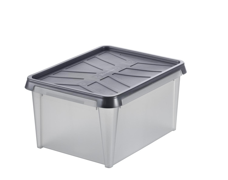 Storage Box, Waterproof, SMARTSTORE 34L DRY, 50 x 40 x H 27 cm, Grey in the group Storage / Storage boxes / SmartStore storage boxes at SmartaSaker.se (41883)