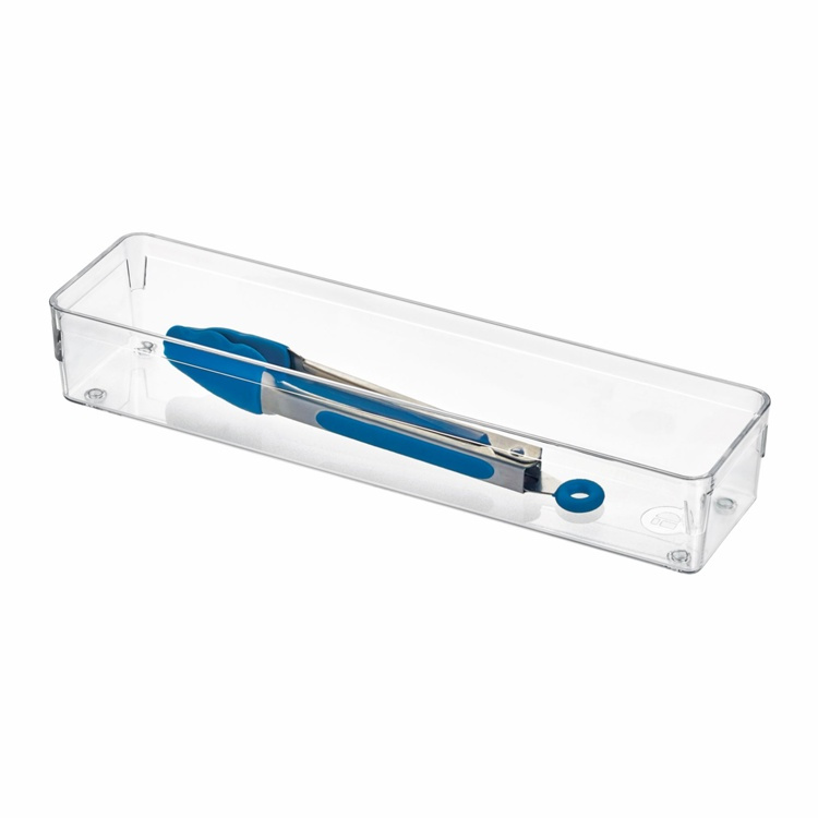 Drawer Organisers, iDESIGN DRAWER SOLUTIONS LARGE, 30,5 x 7,6 x H 5,1 cm, Transparent in the group Storage / Storage boxes / Mini organizers at SmartaSaker.se (41908)
