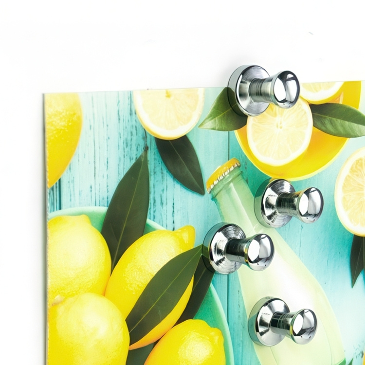 Magnets / Hooks Superstrong, set of 4, MINI-MAX, Ø 1,4 x H 1,5 cm, silver in the group Storage / Magnets and adhesives / Strong magnets at SmartaSaker.se (41959)