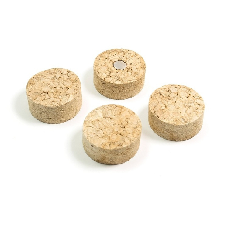 Magnets, Set of 4, CORK DISC, Ø 2,3 x 1 cm, Nature in the group Storage / Magnets and adhesives at SmartaSaker.se (41962)