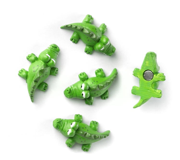 Magnets, Crocodiles, set of 5, KROKO, Green in the group Storage / Magnets and adhesives at SmartaSaker.se (41994)