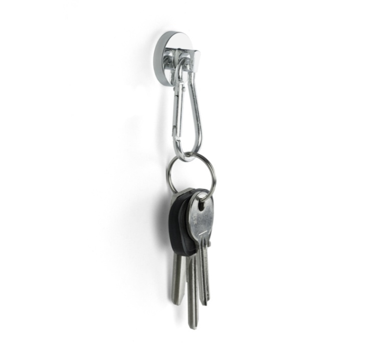 Magnets super strong, SNAP, set of 2, silver in the group Storage / Hallway storage / Key cabinets at SmartaSaker.se (41996)