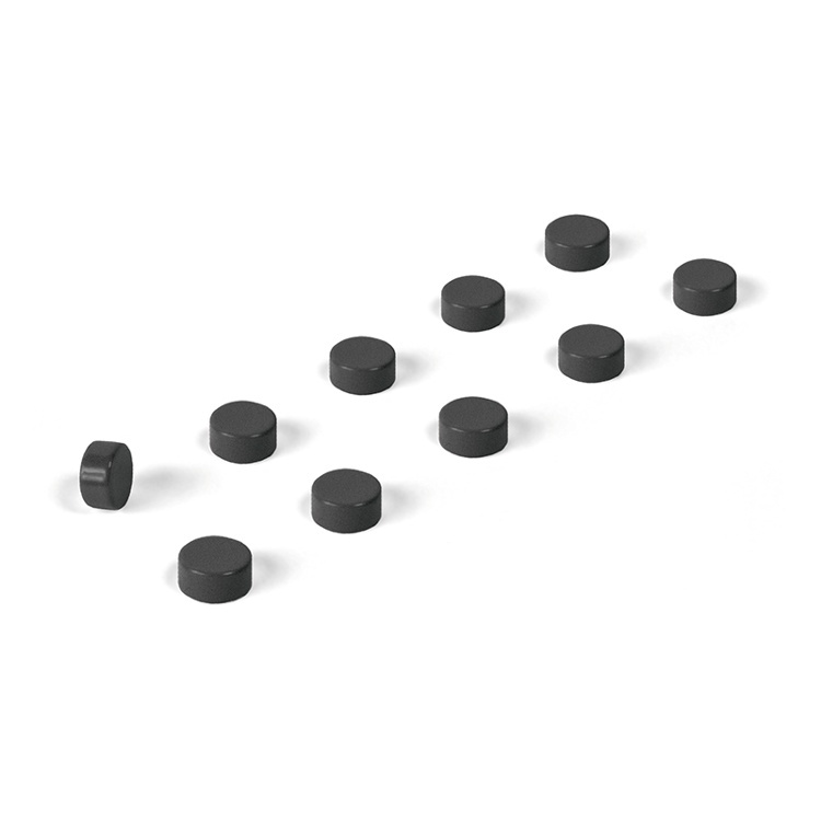 Magnets, strong, mini, 10 pcs, STEELY, Ø 0,6 x H 0,3 cm, Black in the group Storage / Magnets and adhesives / Strong magnets at SmartaSaker.se (42021)