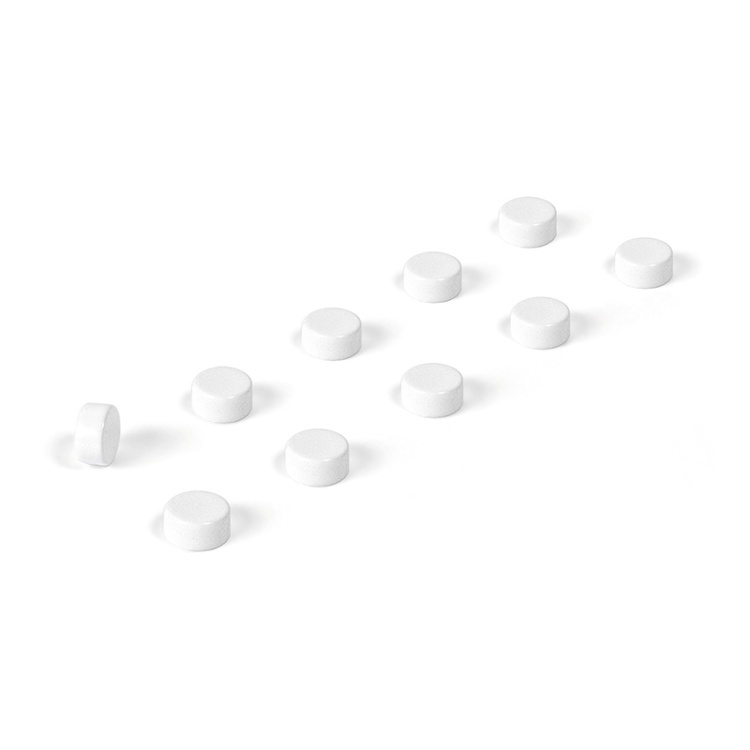 Magnets, strong, mini, 10 pc, STEELY, Ø 0,6 x H 0,3 cm, White in the group Storage / Magnets and adhesives / Strong magnets at SmartaSaker.se (42027)