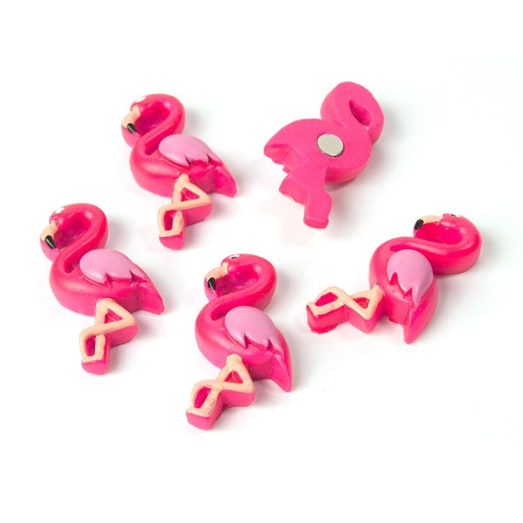 Magnets, PINK FLAMINGO, set of 4, Pink in the group Storage / Magnets and adhesives at SmartaSaker.se (42031)