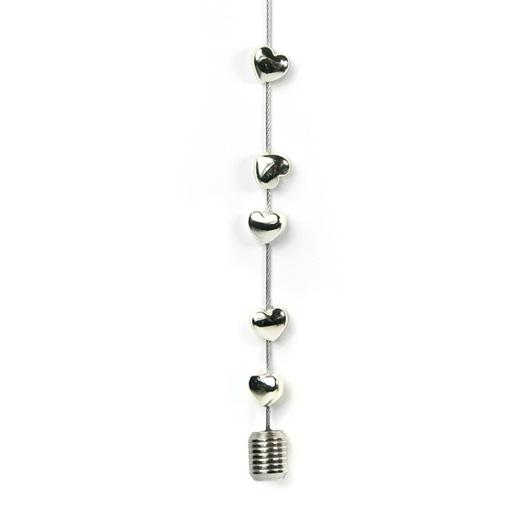 Magnetic card holder, SWEETHEART, 150 cm, Silver in the group Storage / Magnets and adhesives / Magnetic storage at SmartaSaker.se (42045)