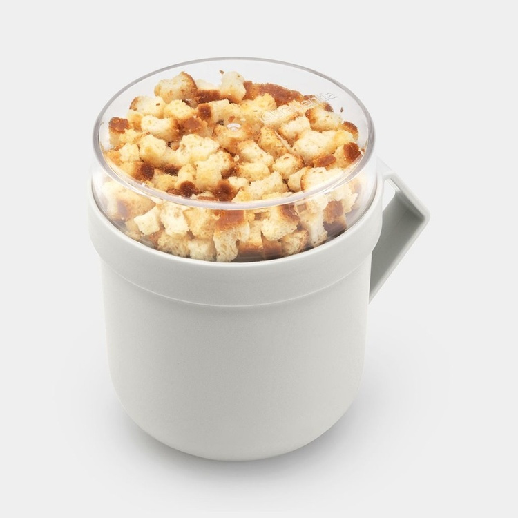 Bowl with lid, 0,6 L, BRABANTIA MAKE & TAKE SOUP MUG, Ø 11 x H 13 cm in the group Storage / Kitchen storage / Food containers at SmartaSaker.se (42115)
