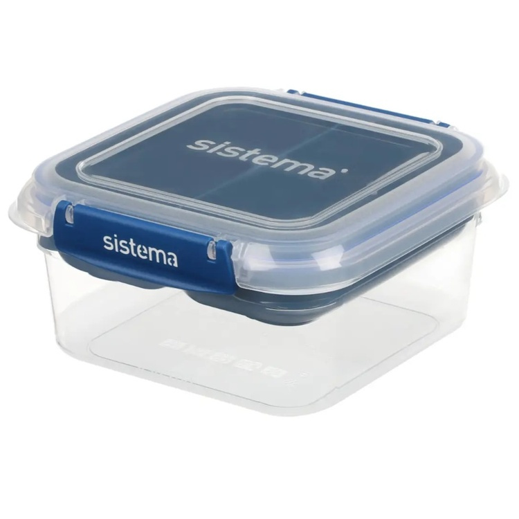 Lunch box with compartments, 1,15 L, SISTEMA STAX TO GO in the group Storage / Kitchen storage / Food containers / Lunch boxes and Bento at SmartaSaker.se (42125)