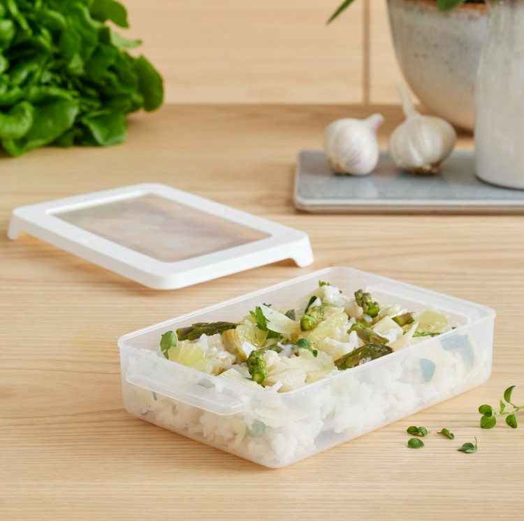 Lunch box, 0,6 L, SMARTSTORE SNACK, Clear White in the group Storage / Kitchen storage / Food containers / Plastic at SmartaSaker.se (42141)