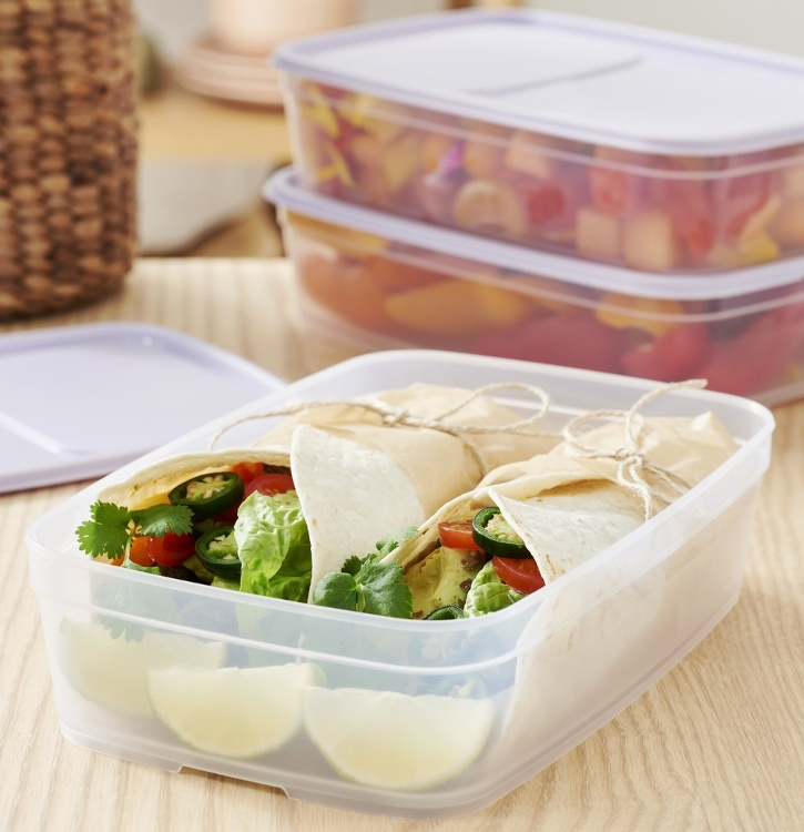 Food storage, 1,6 L, SMARTSTORE FRESH, Transparent / Purple in the group Storage / Kitchen storage / Food containers / Plastic at SmartaSaker.se (42154)
