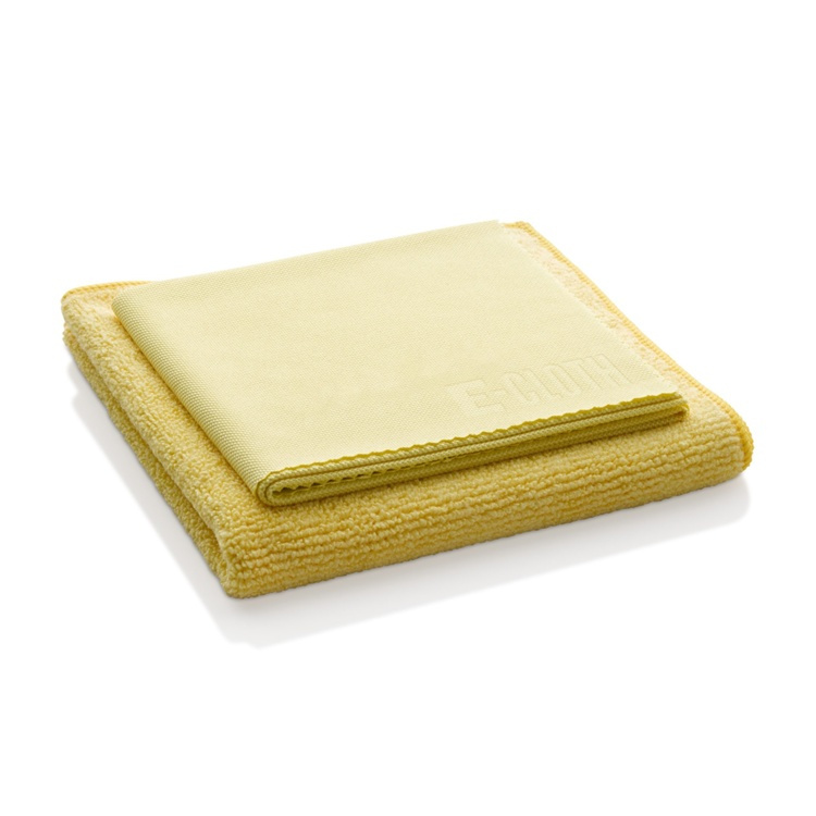 Microfibre Cloths, Set of 2, BATHROOM CLEANING CLOTHS, Yellow in the group Storage / Cleaning and waste sorting / Cloths and brushes at SmartaSaker.se (42230)