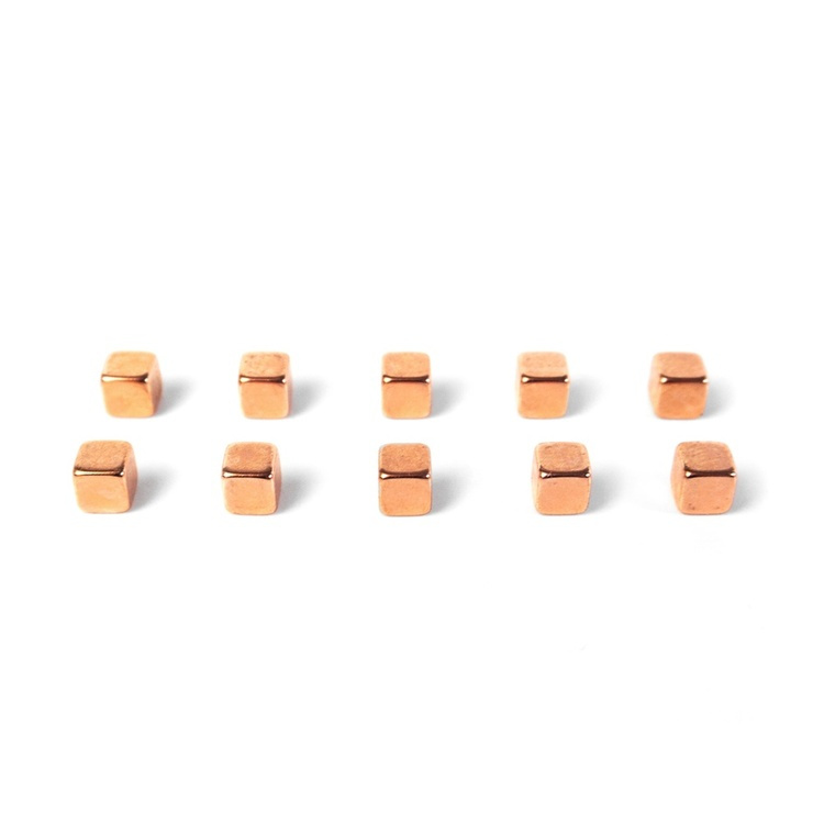Magnets mini, Set of 10, KUBIQ, 0,5 cm, Copper in the group Storage / Magnets and adhesives / Strong magnets at SmartaSaker.se (42273)
