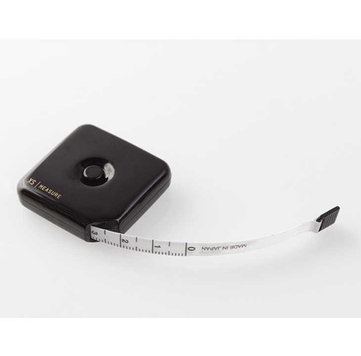 Mini Tape measure, 1,5 m, MIDORI XS, 3,8 × 3,8 cm, Black in the group Storage / Office supplies at SmartaSaker.se (42283)
